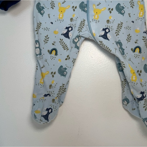 George baby Boys' Sleeper 2-Pack, Sizes 3-6 months perfect for Easter - Picture 4 of 10